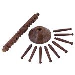 Sheesham Wood Bangle and Jewelry Display Stand