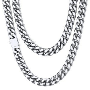 Men's 18" Stainless Steel Cuban Link Chain