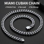 Men's 18" Stainless Steel Cuban Link Chain