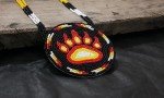 Beaded Layered Necklace with Bear Paw Design