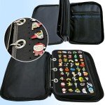 Black Enamel Pin Display Bag for Collectors