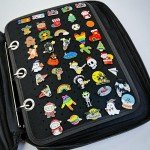 Black Enamel Pin Display Bag for Collectors