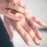 14K Gold Plated CZ Stackable Eternity Ring Set