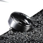 King Will Men's Tungsten Carbide Wedding Band