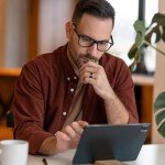 King Will Men's Tungsten Carbide Wedding Band