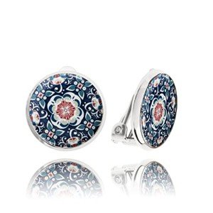 Small Round Clip-On Earrings for Comfortable Style
