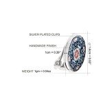 Small Round Clip-On Earrings for Comfortable Style