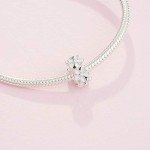 PANDORA White Daisy Flower Charm for Bracelets