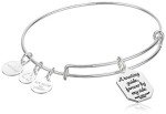 Alex and Ani Aunt Bangle Bracelet with Guide Charm