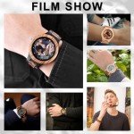 Engraved Wooden Watch for Men - Custom Photo