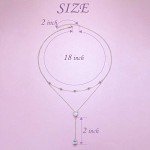 S925 Sterling Silver Teardrop Double Layered Necklace