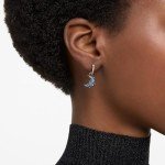Swarovski Moon Drop Earrings in Rose Gold Tone