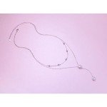 S925 Sterling Silver Teardrop Double Layered Necklace