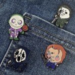 36 Pcs Horror Enamel Pins for Women