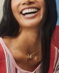 Kendra Scott Gold Letter M Pendant Necklace