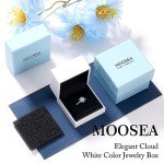 Moissanite Engagement Ring for Mother's Day Gift