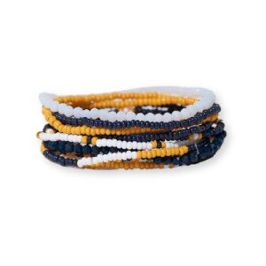 Game Day Beaded Bracelet Set for Fans