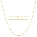 24k Gold Snake Chain Necklace for All