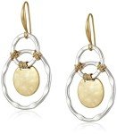 Wire Wrapped Circle Drop Earrings by Robert Lee Morris