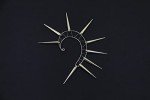 Large Silver Spiked Ear Cuff - Punk Rock Statement