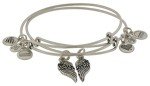 Alex and Ani Silver Wings Bangle Charm Set