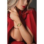 Ladies' Bulova Diamond Yellow Gold Bangle Bracelet Watch