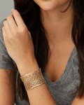 Kendra Scott Candice Gold-Plated Cuff Bracelet
