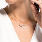 Swarovski Hyperbola Mixed Metal Pendant Necklace