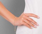 Adjustable Bolo Bead Bracelet in Rose Gold