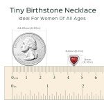 Silver Heart Choker Necklace with Diamond Pendant