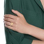 Custom Engravable 10K Yellow Gold Signet Ring
