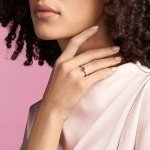 PANDORA You & Me Red Heart Stackable Ring