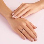 PANDORA You & Me Red Heart Stackable Ring