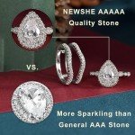 Elegant Pear Shaped Engagement Ring Set in Rose Gold