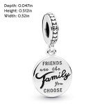 Pandora Friends Are Family Dangle Charm - Sterling Silver
