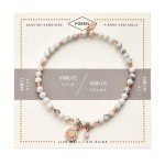 Rose Gold-Tone Beaded Bracelet for Women