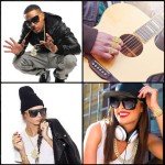 Glam Hip Hop Jewelry Set: Dollar Sign Bling