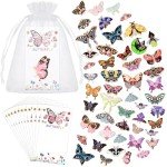 Butterfly Enamel Pins Set - Colorful Lapel Brooches