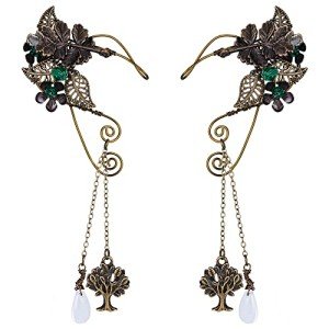 Fairy Ear Cuffs - Vintage Tree of Life Earrings