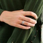 Radiant 2 Carat Cubic Zirconia Engagement Ring