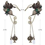 Fairy Ear Cuffs - Vintage Tree of Life Earrings