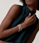 3-Piece Twisted Cable Bracelet Set for Women