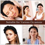 Headband and Wrist Towel Set for Skincare