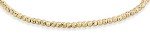 Adjustable Diamond-Cut Bead Bracelet in Gold/Silver