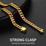 Men's 20" Gold Cuban Link Chain Necklace
