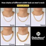 Men's 20" Gold Cuban Link Chain Necklace