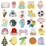 Cute Mixed Enamel Pins Set for Backpacks & Hats