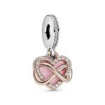 PANDORA Sparkling Infinity Heart Charm Bracelet