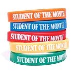 Anderson's Student of the Month Silicone Bracelets, 25 Pack