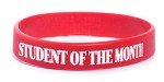 Anderson's Student of the Month Silicone Bracelets, 25 Pack